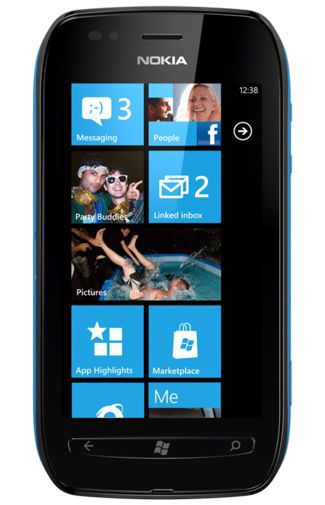 Nokia Lumia 710 Black Cyan