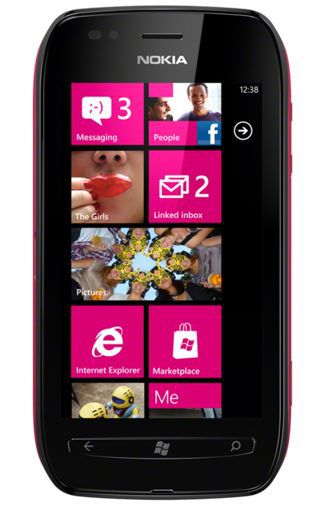 Nokia Lumia 710 Black Fuchsia