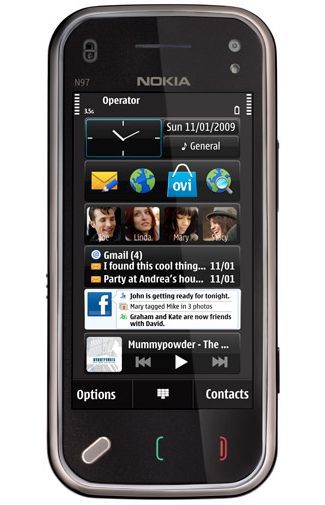Nokia N97 Mini Cherry Black