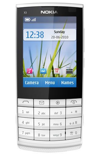 Nokia X3-02.5 White Silver
