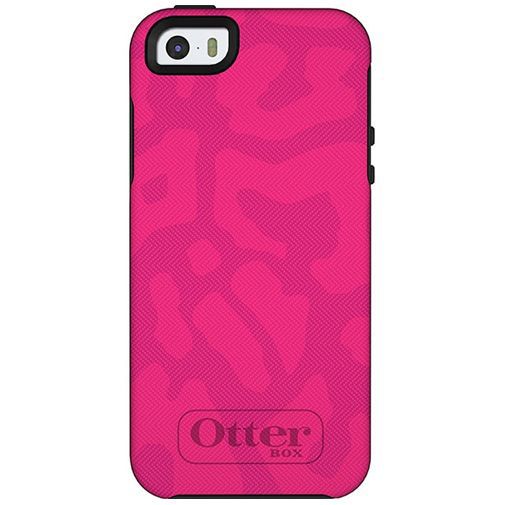 Otterbox Symmetry Case Cheetah Pink Apple iPhone 5/5S/SE