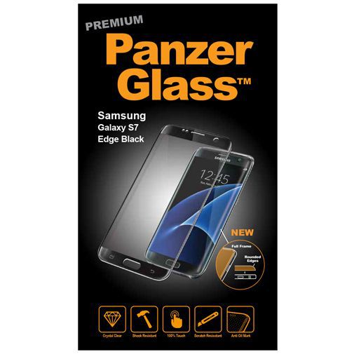 PanzerGlass Premium Screenprotector Black Samsung Galaxy S7 Edge