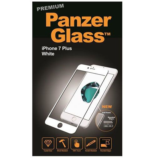 PanzerGlass Premium Screenprotector White Apple iPhone 7 Plus