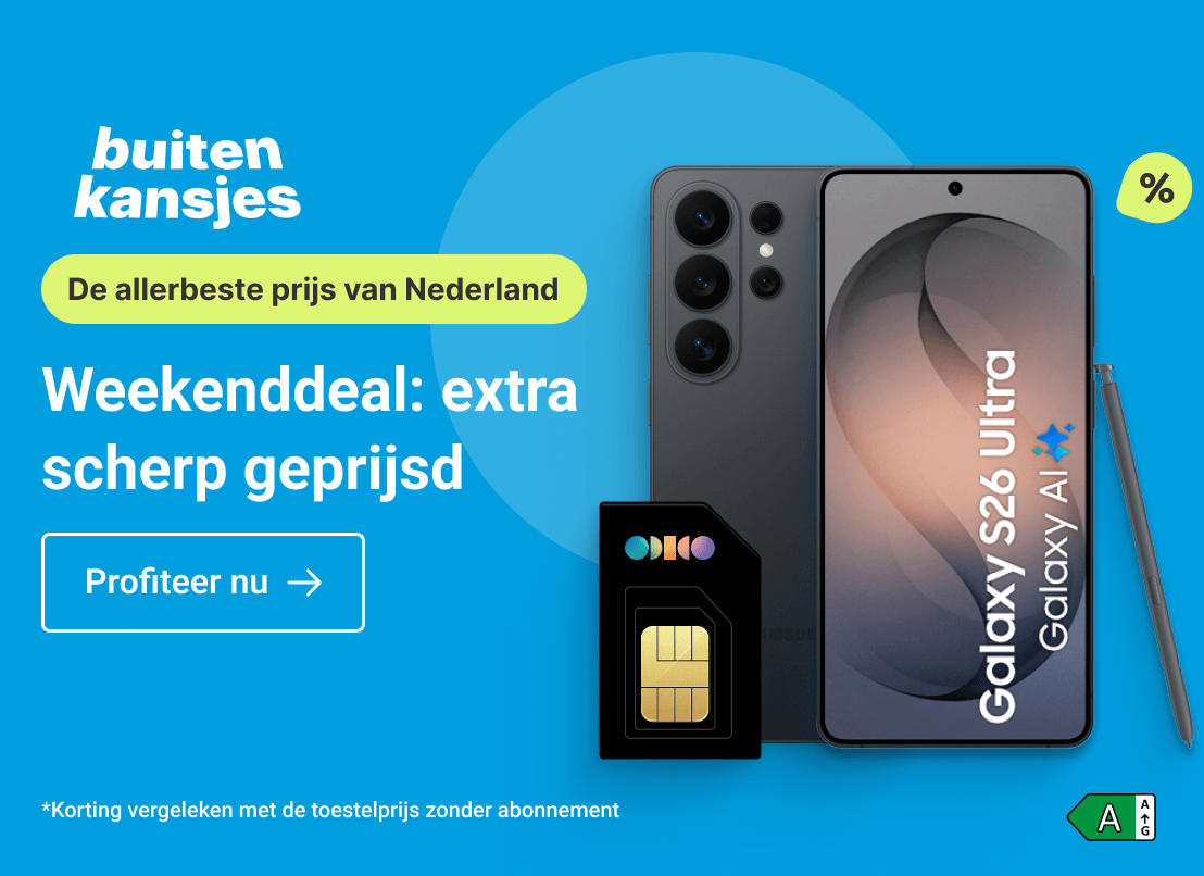 Week 16'26 - hero 1 - s26 Ultra + Odido