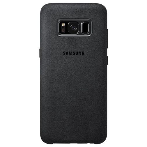 Samsung Alcantara Back Cover Black Galaxy S8+