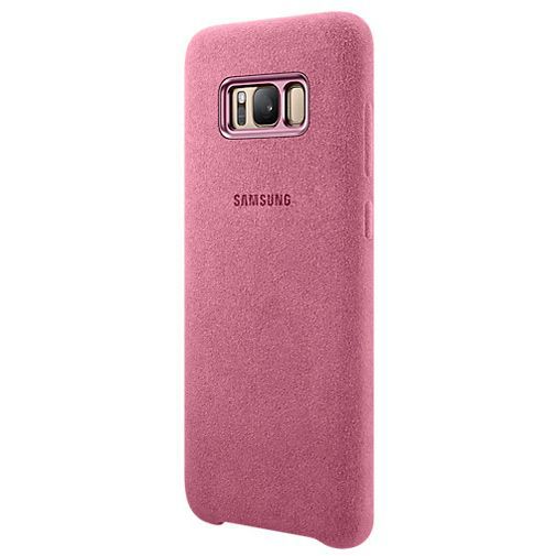 Samsung Alcantara Back Cover Pink Galaxy S8+