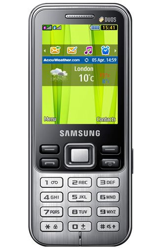 Samsung C3322 DUAL Metallic Black