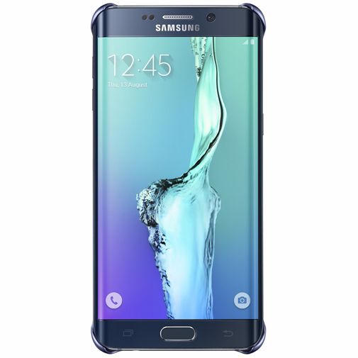 Samsung Clear Cover Blue Black Galaxy S6 Edge Plus