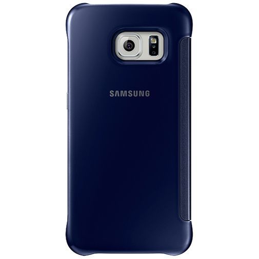 Samsung Clear View Cover Black Galaxy S6 Edge