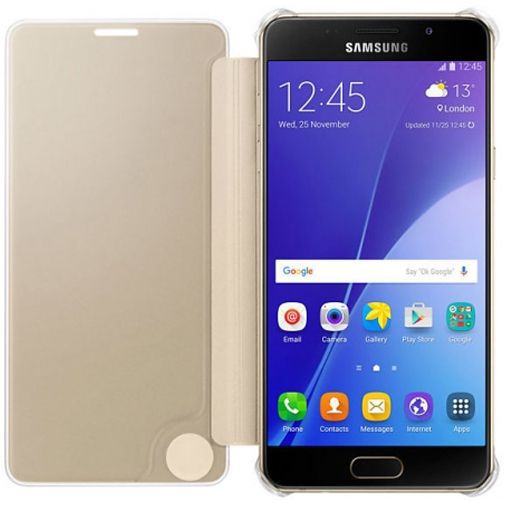 Samsung Clear View Cover Gold Galaxy A5 (2016)