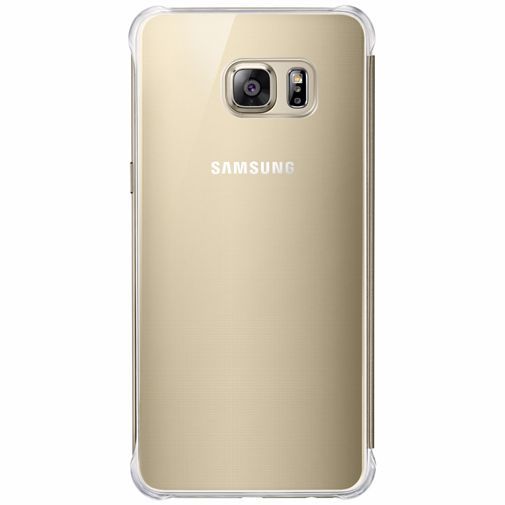 Samsung Clear View Cover Gold Galaxy S6 Edge Plus