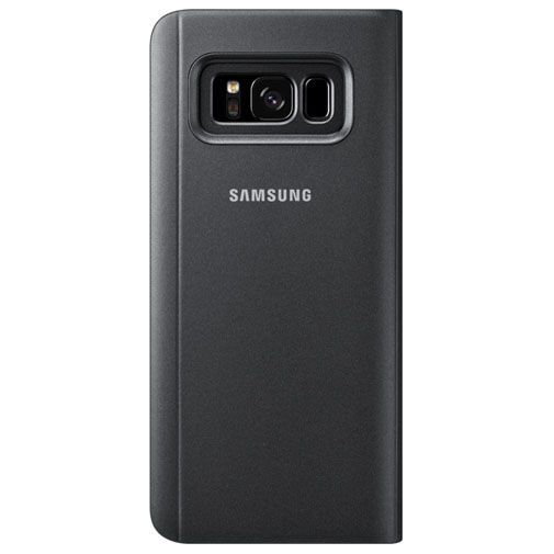 Samsung Clear View Standing Cover Black Galaxy S8
