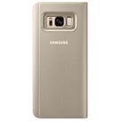 Samsung Clear View Standing Cover Gold Galaxy S8