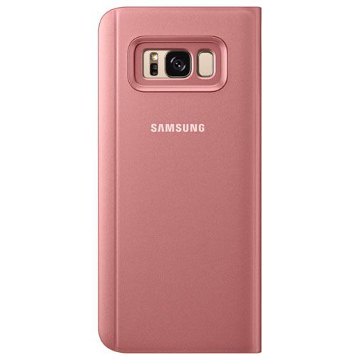Samsung Clear View Standing Cover Pink Galaxy S8+