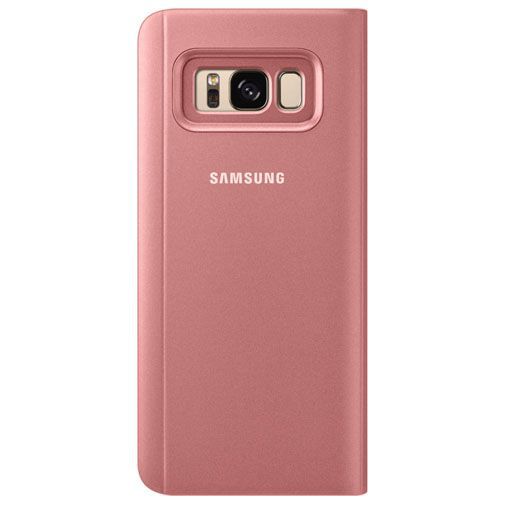 Samsung Clear View Standing Cover Pink Galaxy S8