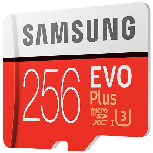 Samsung Evo+ microSDXC 256GB Class 10 + SD-Adapter