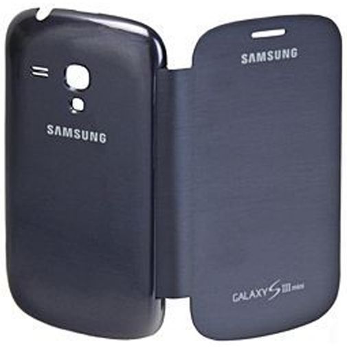 Blanco verantwoordelijkheid Fondsen Samsung Flip Cover Galaxy S3 Mini (VE) Blue - Belsimpel