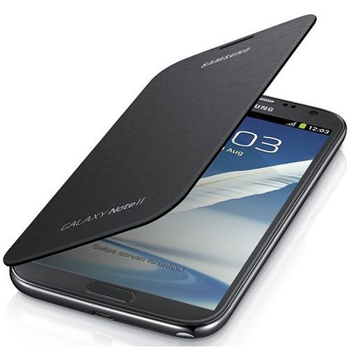 Samsung Flip Cover Samsung Galaxy Note 2 Silver