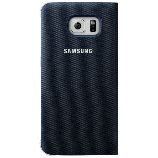 Samsung Flip Wallet Canvas Black Galaxy S6 Edge