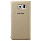 Samsung Flip Wallet Canvas Gold Galaxy S6 Edge
