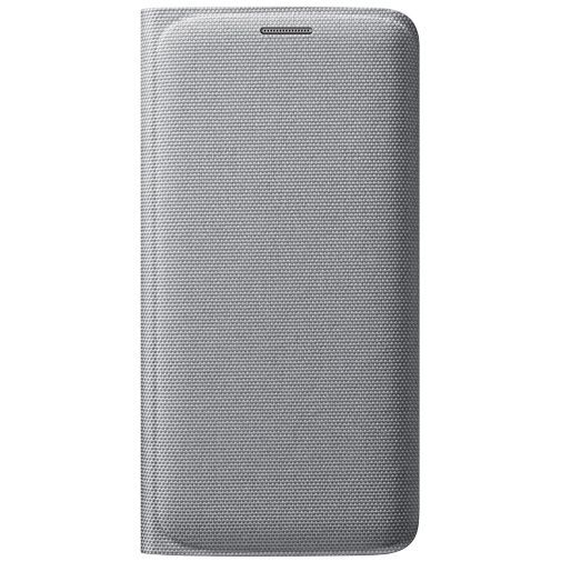 Samsung Flip Wallet Canvas Silver Galaxy S6 Edge