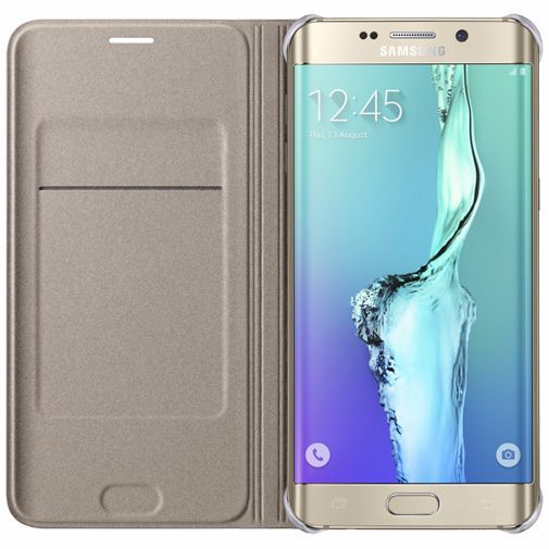 Samsung Flip Wallet Gold Galaxy S6 Edge Plus