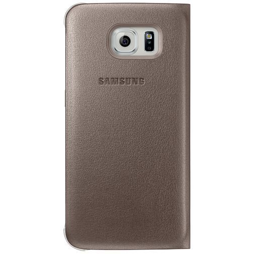 Samsung Flip Wallet Original Gold Galaxy S6 Edge