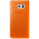 Samsung Flip Wallet Original Orange Galaxy S6 Edge