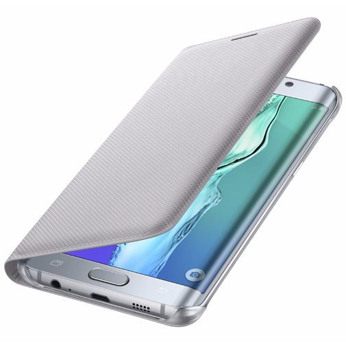 Samsung Flip Wallet Silver Galaxy S6 Edge Plus