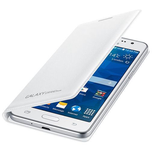 Samsung Flip Wallet White Galaxy Grand Prime (VE)