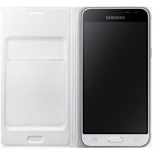 Samsung Flip Wallet White Galaxy J1 (2016)