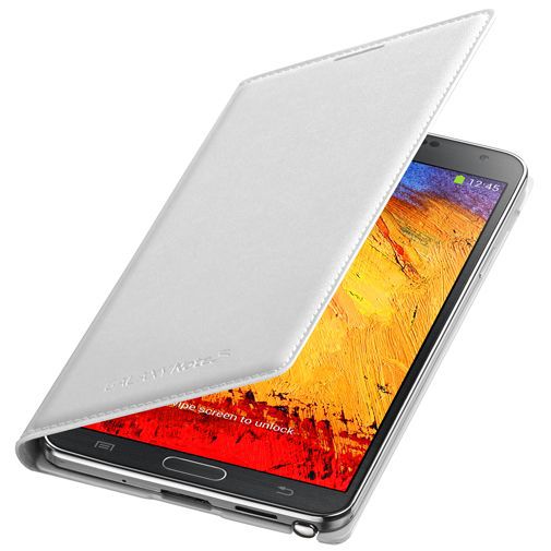 Samsung Galaxy Note 3 Neo Flip Wallet White