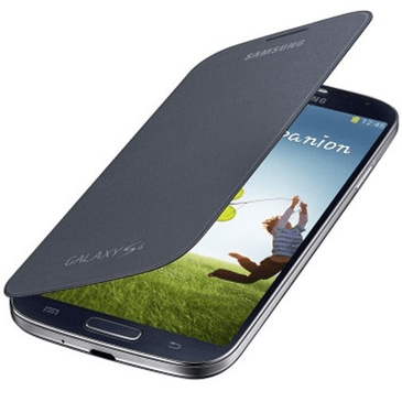 Samsung Galaxy S4 Flip Cover Black Belsimpel