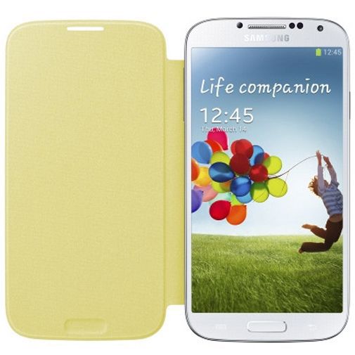 Samsung Galaxy S4 Flip Cover Yellow