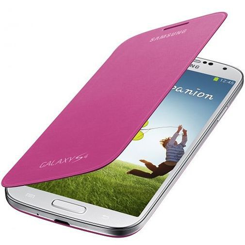Samsung Galaxy S4 Mini Flip Cover Pink