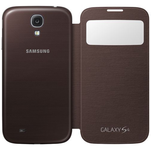 Samsung Galaxy S4 S-View Cover Brown