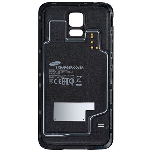 Samsung Galaxy S5 Charging Cover Black