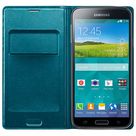 Samsung Flip Wallet Blue Galaxy S5/S5 Plus/S5 Neo