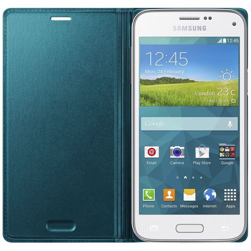 Samsung Galaxy S5 Mini Flip Cover Green