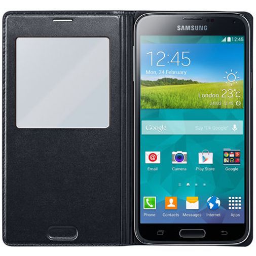 Samsung S View Cover Black Galaxy S5/S5 Plus/S5 Neo