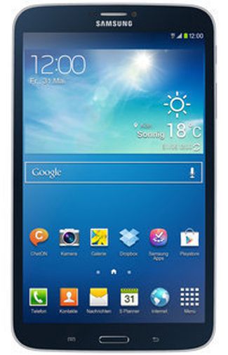 Uiterlijk Bevestiging Teken Samsung Galaxy Tab 3 8.0 SM-T315 WiFi + 4G Black - kopen - Belsimpel