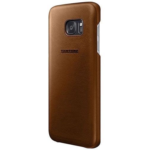 Samsung Leather Cover Brown Galaxy S7 Edge