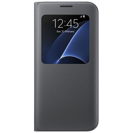 Samsung S View Cover Black Galaxy S7 Edge