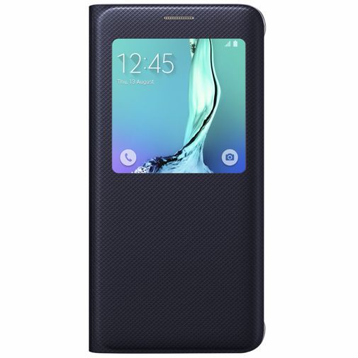 Samsung S View Cover Blue Black Galaxy S6 Edge Plus