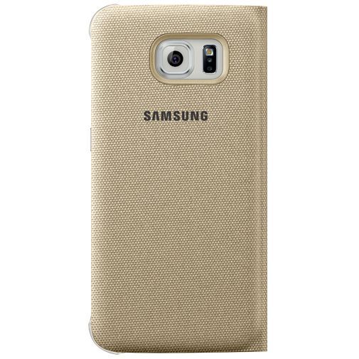 Samsung S View Cover Canvas Gold Galaxy S6