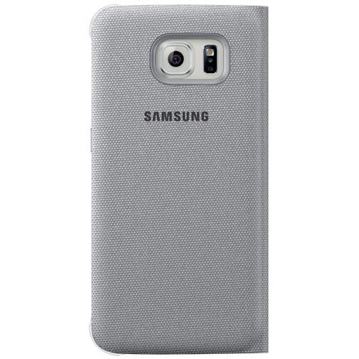 Samsung S View Cover Canvas Silver Galaxy S6