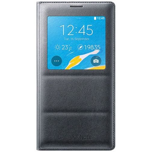 Samsung S View Cover Charcoal Black Galaxy Note 4
