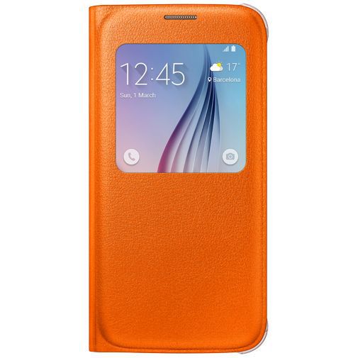 Samsung S View Cover Original Orange Galaxy S6