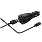 Samsung Snelle Autolader USB + Micro-USB-kabel EP-LN915 Black