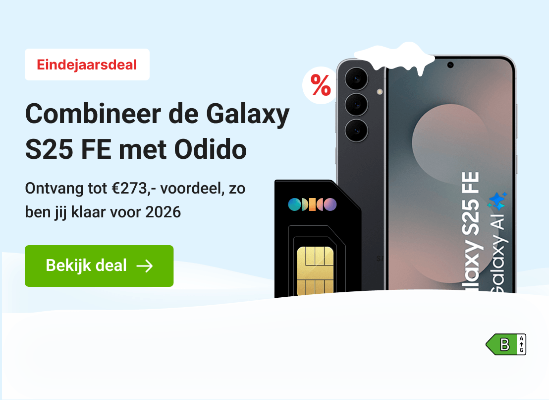 Week 52'25 - Belsimpel - hero 1 -  Samsung/Odido